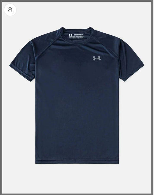Under Armour Men’s HeatGear® Fitted Short Sleeve Shirt – Midnight