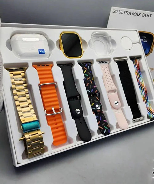 i20 Ultra Max Suit – Complete Smartwatch Experience in One Premium Set
