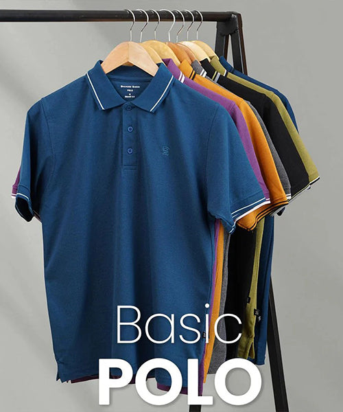 Men’s Basic Polo Shirt – Everyday Style, Effortless Comfort